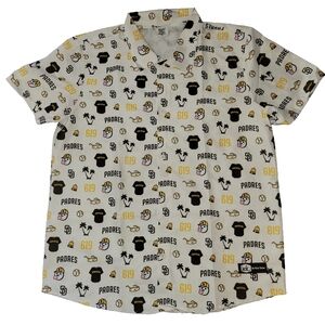 San Diego Padres 619 Aloha Hawaiian Shirt Jack in the Box SGA MLB BDA Size XXL